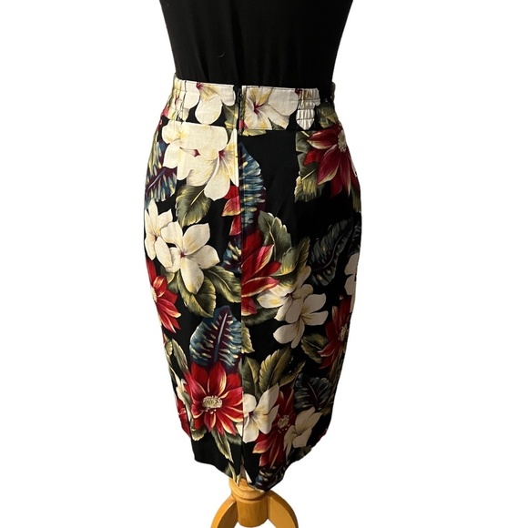 Norton McNaughton VINTAGE 80's Floral Blazer Wrap‎ Skirt Suit Set, Sz 6 - Picture 3 of 14